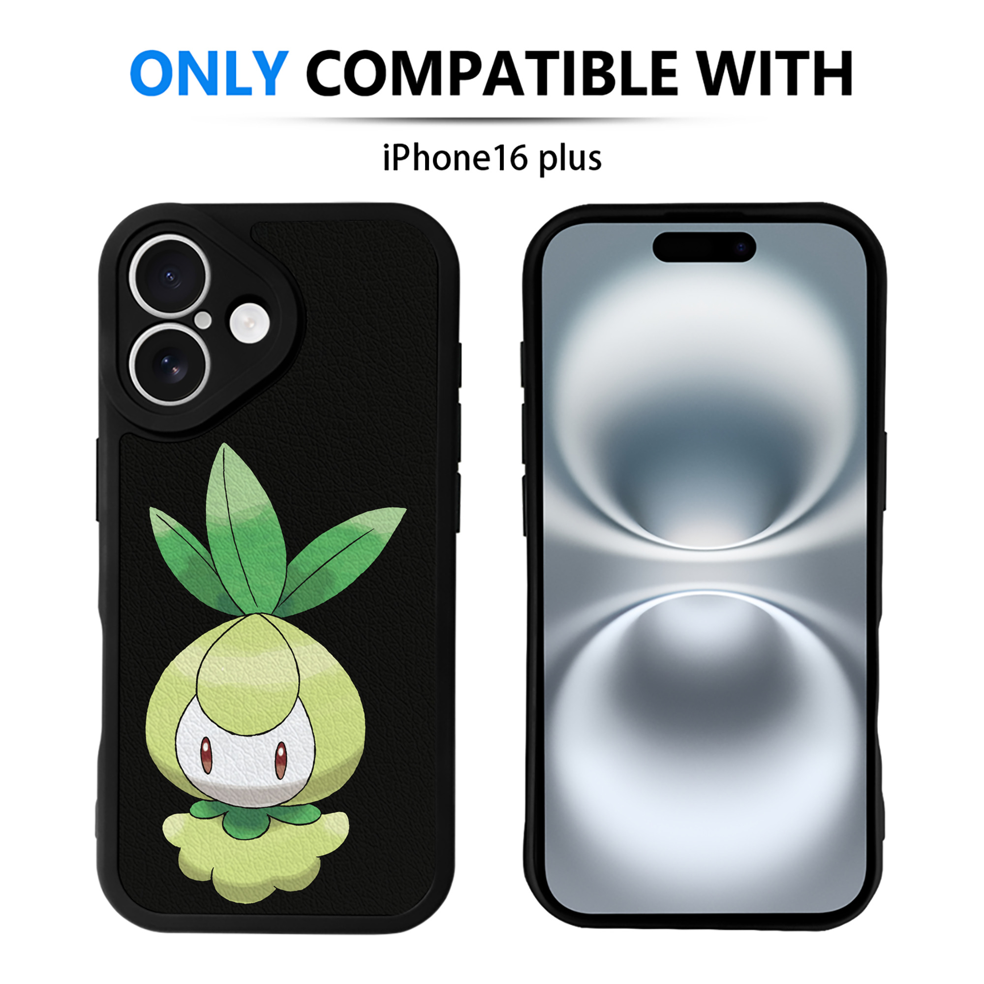 （画像用） ポケットモンスター Pokémon 【iPhone 16シリーズ対応】シリコンスマホケース（レザー調） 材質：シリコン